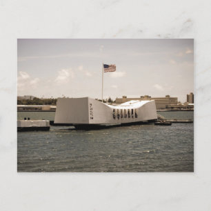 Arizona Memorial Pearl Harbor Postcard