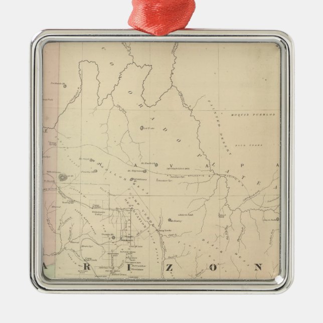 Arizona Metal Ornament (Front)