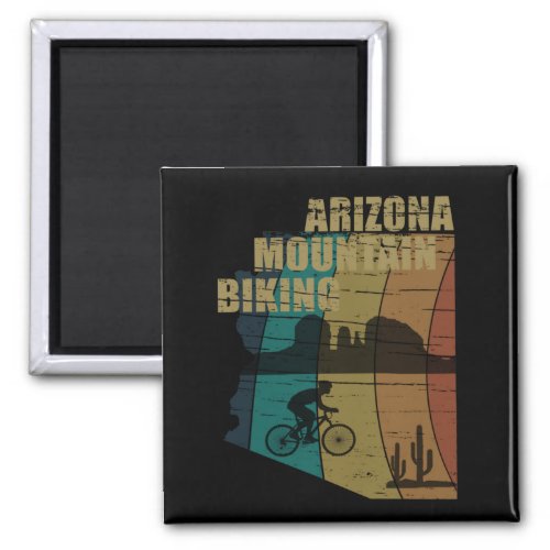 Arizona mountain biking vintage magnet