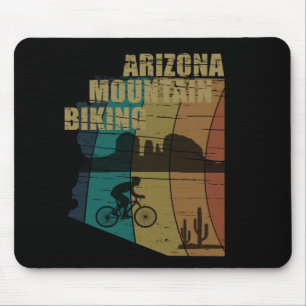 Arizona mountain biking vintage mouse pad