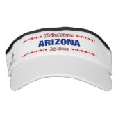 ARIZONA - My Home - United States; Hearts Visor (Front)