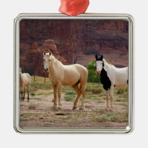 Arizona, Navajo Indian Reservation, Chinle, Metal Ornament
