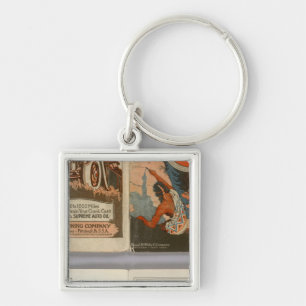 Arizona, New Mexico auto trails Keychain