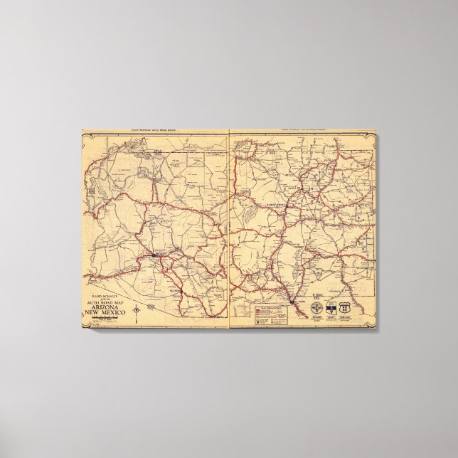 Arizona, New Mexico Canvas Print (Front)