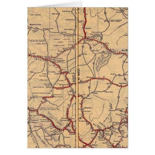 Arizona, New Mexico Cards (Front)