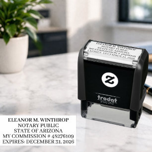 Arizona Notary Public Self-inking Stamp