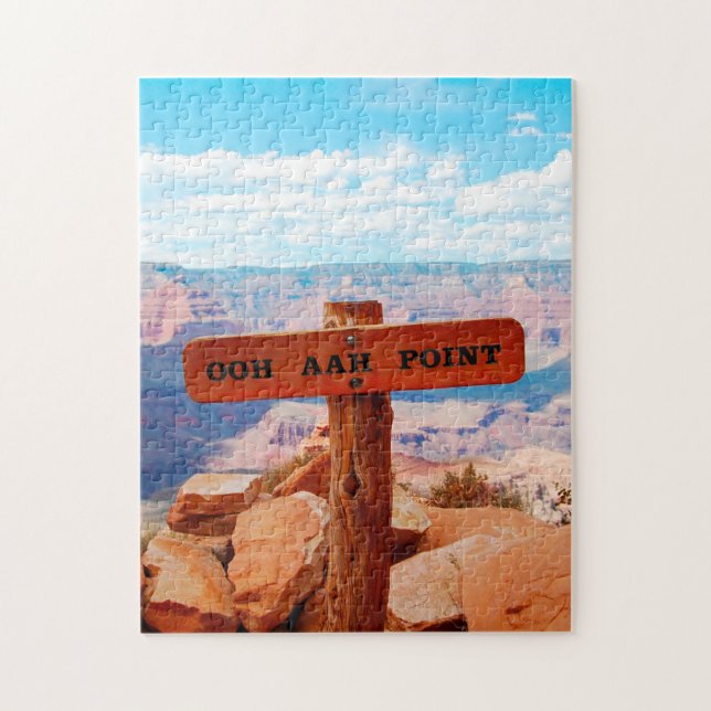Arizona Ooh Aah Point Grand Canyon. Jigsaw Puzzle (Vertical)
