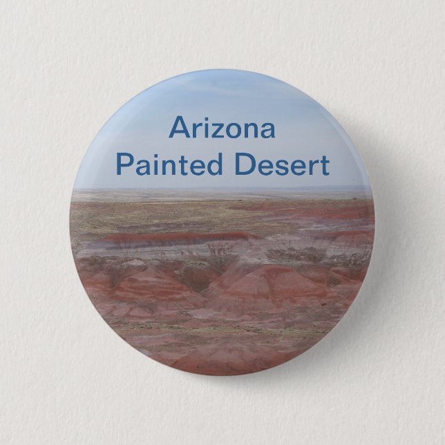 Arizona Painted Desert Pinback Button (Front)