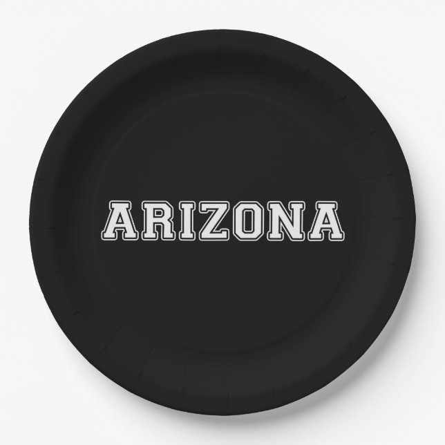 Arizona Paper Plates (Front)