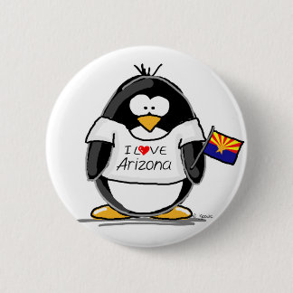 Arizona Penguin Pinback Button