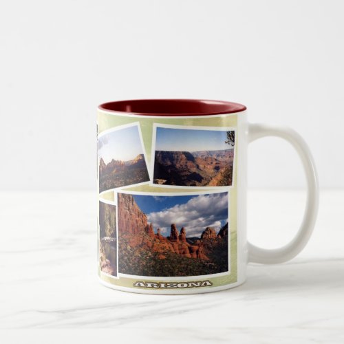 Arizona Picture Album Two Tone Mug