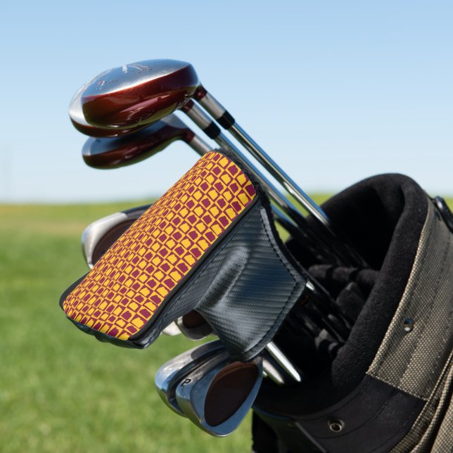 Arizona Pop Art Geometric Pattern Golf Head Cover (In Situ)