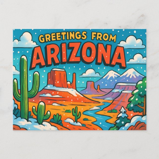 ARIZONA Postcard (Front)