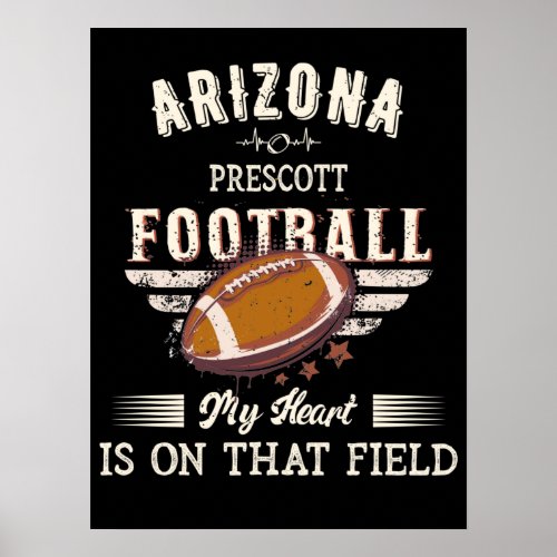 Arizona Prescott American Football Poster
