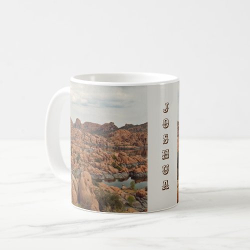 Arizona Prescott Lake Red Rock Photo Landscape Coffee Mug
