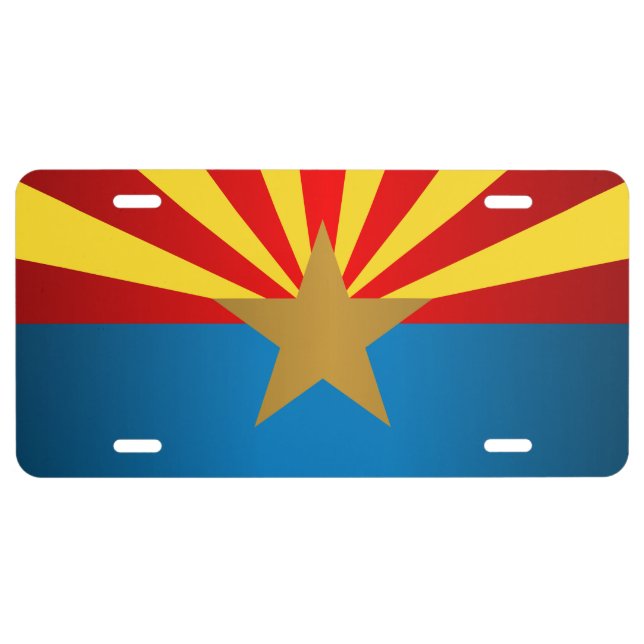 Arizona Pride License Plate (Front)