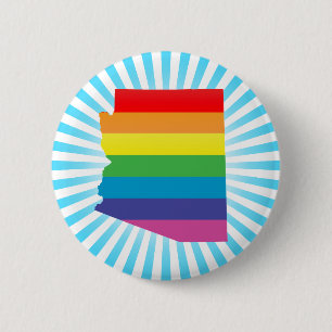 arizona pride. pinback button
