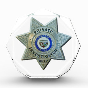 Arizona Private Investigator Acrylic Award