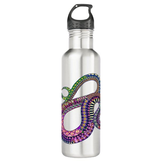 Arizona Rattler Stainless Steel Water Bottle (Front)