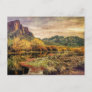 Arizona River Sonoran Desert Mountains Digital Art Postcard