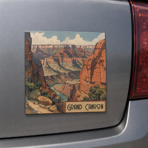 Arizona Road Trip National Park Souvenir Car Magnet