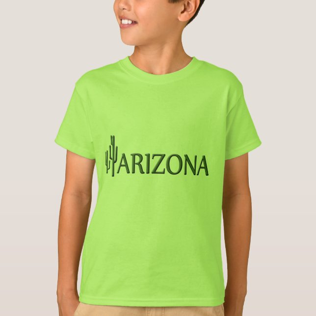 Arizona Saguaro Cactus  Kids T-shirt (Front)