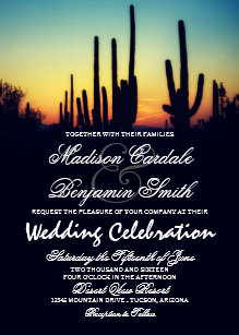 landscape wedding invitations zazzle