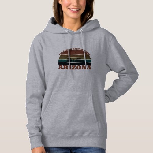 Arizona sedona Grand canyon landscape retro Hoodie