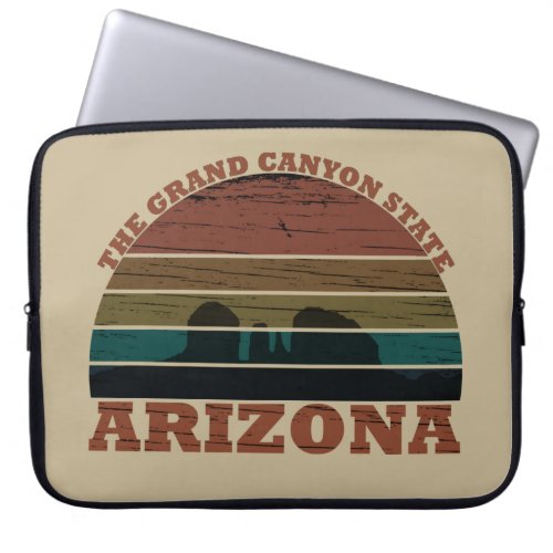 Arizona sedona Grand canyon landscape retro Laptop Sleeve