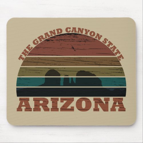 Arizona sedona Grand canyon landscape retro Mouse Pad