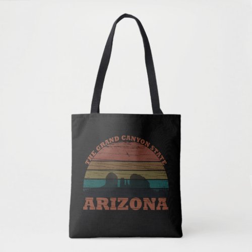 Arizona sedona Grand canyon landscape retro Tote Bag