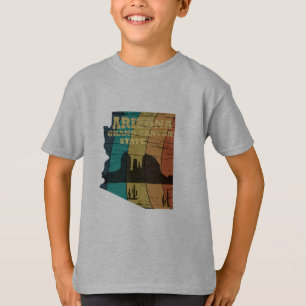 Arizona Sedona landscape az map vintage T-Shirt