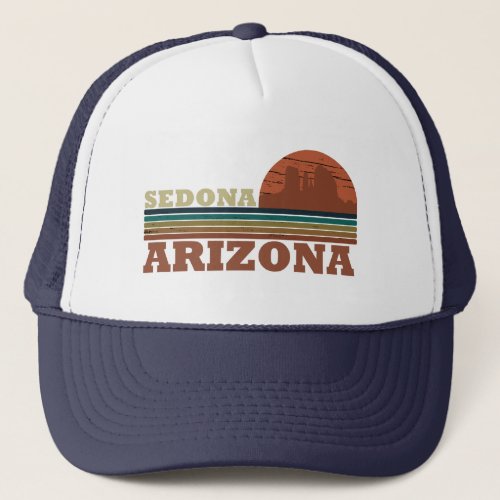 Arizona Sedona landscape az vintage Trucker Hat