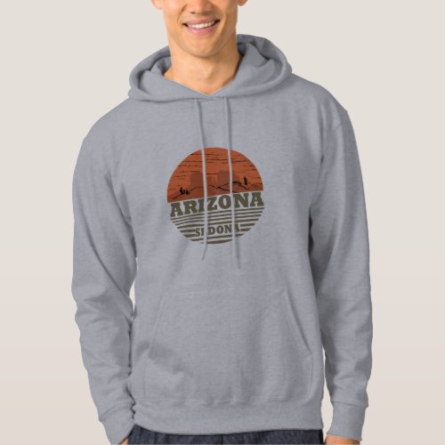 Arizona sedona landscape vintage az retro hoodie