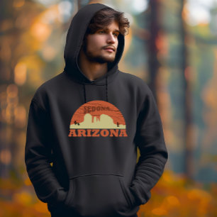 Arizona sedona landscape vintage az retro hoodie