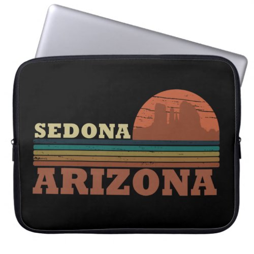Arizona sedona landscape vintage az retro laptop sleeve