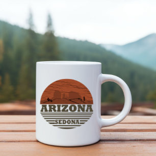 Arizona Sedona landscape vintage az retro Mug