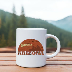 Arizona Sedona landscape vintage az retro Mug