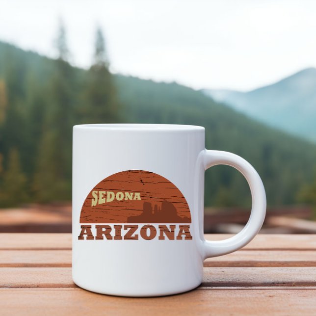 Arizona Sedona landscape vintage az retro Mug (Creator Uploaded)
