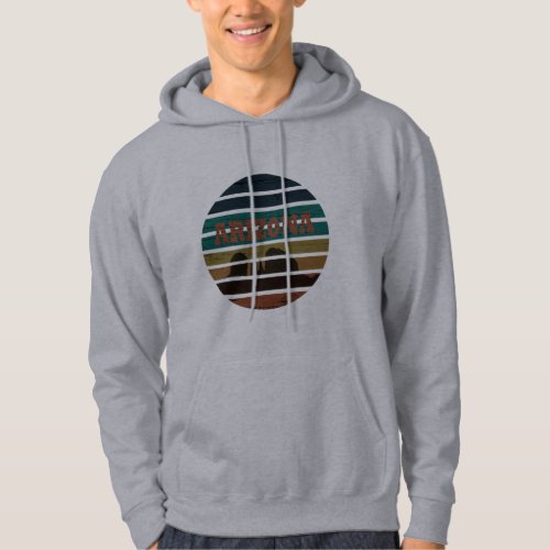 Arizona Sedona landscape vintage az sunset retro Hoodie