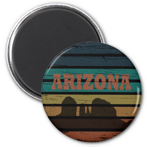 Arizona Sedona landscape vintage az sunset retro Magnet