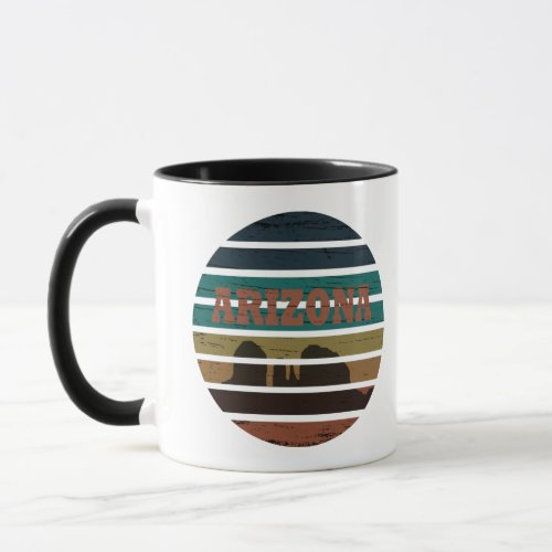 Arizona Sedona landscape vintage az sunset retro Mug