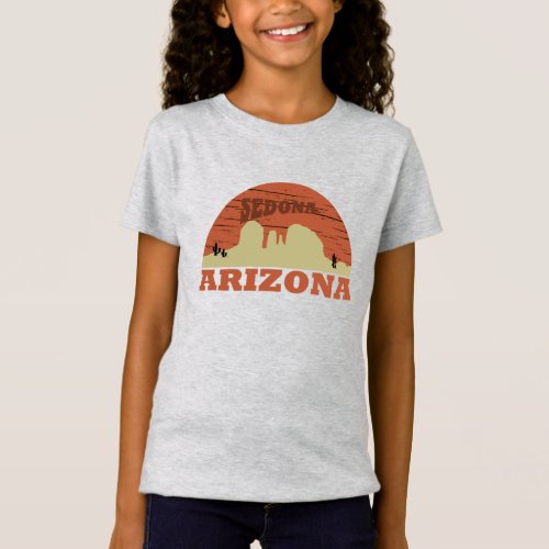 Arizona Sedona landscape vintage retro az T_Shirt