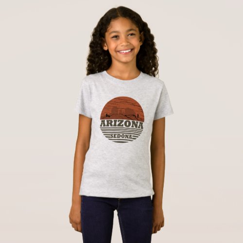 Arizona Sedona landscape vintage retro az T_Shirt