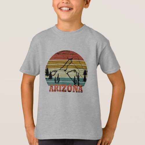 Arizona Sedona landscape vintage retro az T_Shirt