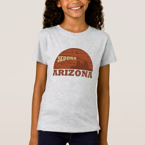 Arizona Sedona landscape vintage retro az T_Shirt