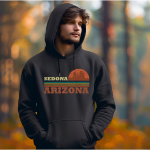 Arizona Sedona vintage sunset az retro Hoodie