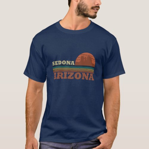 Arizona Sedona vintage sunset az retro T_Shirt
