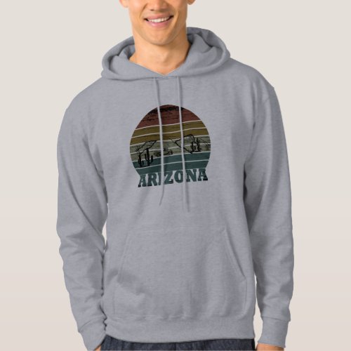 Arizona Sedona vintage sunset retro az Hoodie