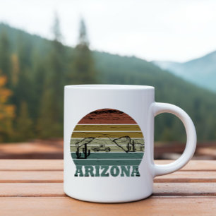 Arizona Sedona vintage sunset retro az Mug